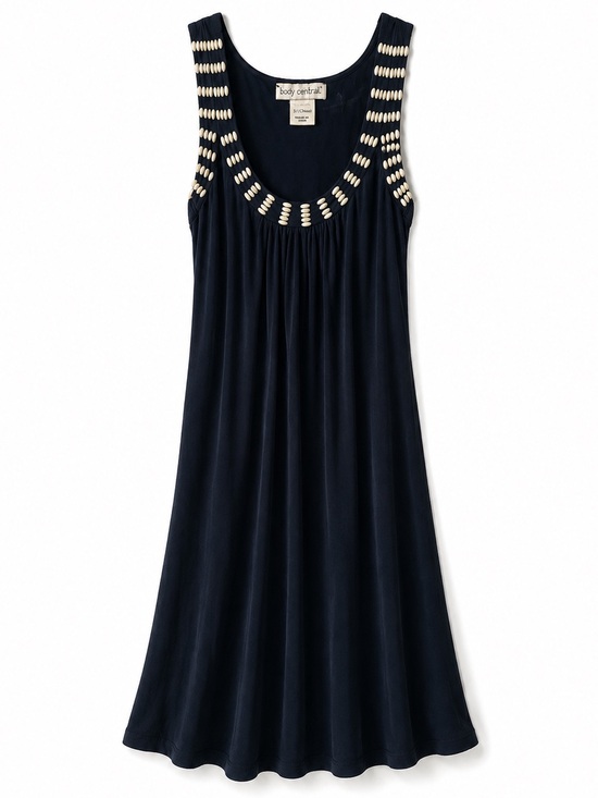 Body Central Dresses & Skirts - Body Central Women's Black Studded Embellished Sleeveless Midi Dress Size Small